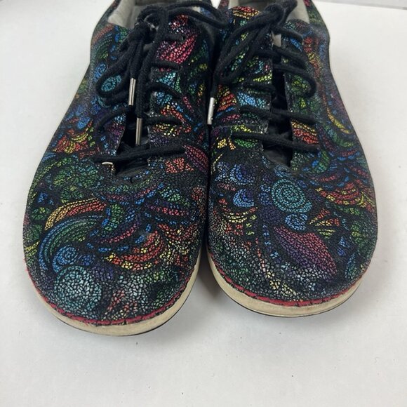 Women’s Alegria Essence Stained Glass Casual Leather Sneakers 38 US 7.5 Comfy - Picture 3 of 10